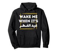 Maglia Eid al-Fitr 2026 - Wake Me When It's Eid al Fitr Felpa con Cappuccio