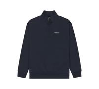 Element - Felpa con collo a zip da uomo - Element Co Quarter Zip Sweatshirt Eclipse Navy per Uomo in Cotone - Taglia M - Blu navy