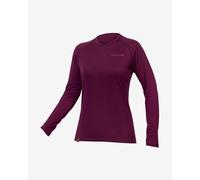 Maglia Endura BaaBaa manica lunga melanzana donna - L
