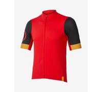 Maglia Endura FS260 manica corta rosso chiaro nero - L