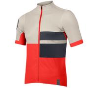Endura Maglia a Maniche Corte FS260 Print Rosso/Grigio chiaro L Uomo