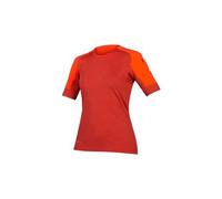 Maglia endura gv500 donna a manica corta rossa