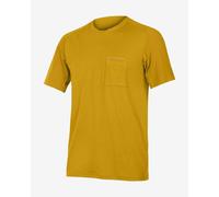 Endura GV500 Foyle T - maglia gravel - uomo L Yellow man Lana Merino
