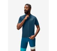 Maglia a maniche corte endura loop full zip blu