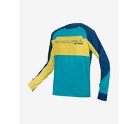 Maglia Endura MT500 Burner Lite manica lunga azzurro giallo - XL