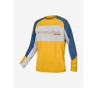 Maglia Endura MT500 Burner Lite manica lunga giallo bianco blu - M