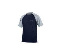Maglia endura singletrack a manica corta blu inchiostro