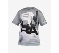 Maglia Endura SingleTrack Core II manica corta grigio nero bambini - L