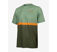 Maglia Endura SingleTrack Core II manica corta verde arancio - S