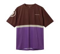 Endura Singletrack Core Ii Short Sleeve Enduro Jersey Marrone,Viola 2XL Uomo End Mahogany