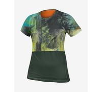 Maglia Endura Tropical Limited Edition manica corta blu giallo verde donna - S