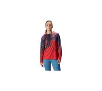 Maglia endura tropical ltd da donna a manica lunga rossa