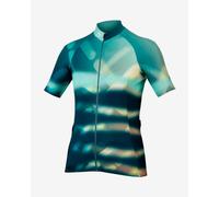 Maglia Endura Virtual Texture manica corta azzurro donna - M