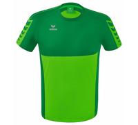 Erima Uomo T-Shirt Six Wings, Green, M