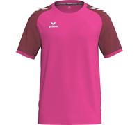Erima Maglia Wings a Maniche Corte (3132609) Uomo, Pink GLO/Bordeaux, 3XL