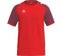 Erima Maglia Wings a Maniche Corte (3132601) Uomo, Rosso/Bordeaux, S