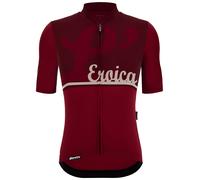 Maglia Santini x Eroica a manica corta rosso granata - L