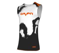 Maglia esterna traforata Motocross Seven Zero 27 Parallel Black/White Taglia:XL