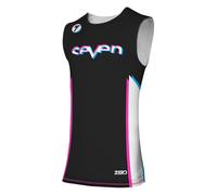 Maglia esterna traforata Motocross Seven Zero Alter Black/White Taglia:L