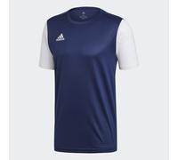 T-shirt adidas Estro 19 manica corta blu navy bianco - S