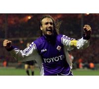 Maglia FIORENTINA 1999 2000 GABRIEL BATISTUTA 9 RUI COSTA CHIESA DI LIVIO ADANI