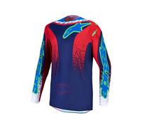 alpinestars Fluid Drag Uomo Maglia MX blu, taglia XL