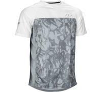 Fly Racing Super D Short Sleeve T-shirt Grigio M Uomo Light Grey / White Camo