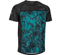 Fly Racing Super D Short Sleeve T-shirt Verde M Uomo Evergreen Camo / Black