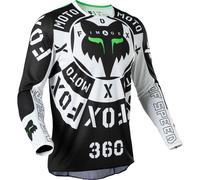 Maglia FOX 360 NOBYL BLACK/WHITE