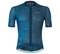 Loeffler Fresh Air Full Zip Short Sleeve Jersey Blu 50 Uomo