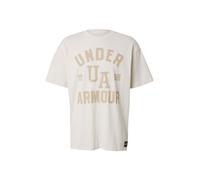 UNDER ARMOUR Maglia funzionale 'VARSITY' sabbia / grigio chiaro, Taglia S