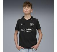 PUMA Manchester City Maglia Away Bambino Stagione 2025/26 - Nero, Puma Black, 9-10 Anni