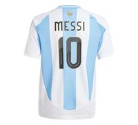 Maglia Gara Gara Gara Home Argentina 24 Lionel Messi, Bianco/Blu, XL