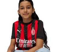 Maglia gara Home AC Milan 25/26 per ragazzi ragazze Prodotto Originale Ufficiale