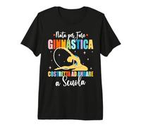 Maglia Ginnastica Artistica Bambina Nata per Fare Ginnastica Maglietta Premium