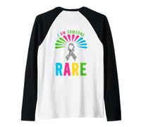 Maglia Giornata delle Malattie Rare 2026 - Sono Qualcuno Raro Maglia con Maniche Raglan