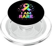 Maglia Giornata delle Malattie Rare 2026 - Zebra Ribbon I AM Someone Rare PopSockets PopGrip per MagSafe