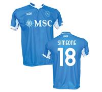 Maglia Giovanni Simeone 18 Napoli 2024 2025 Home ufficiale AUTORIZZATA SSC
