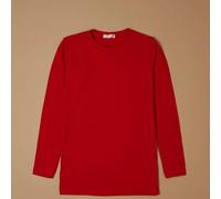JADEA Maglia Girocollo Bambina 263 Manica Lunga in Cotone Elasticizzato, ROSSO 11-12 anni