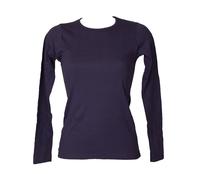 Maglia girocollo donna RAGNO manica lunga in caldo cotone biologico caldo e soff