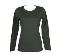 RAGNO Maglia Girocollo Donna Manica Lunga in Caldo Cotone Biologico Caldo e soffice Articolo D274AB BIO ML Giro, 027 Bottiglia, L