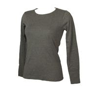 Maglia girocollo donna RAGNO manica lunga in caldo cotone biologico caldo e soff