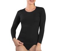 Maglia girocollo donna,tessuto tecnico termico elasticizzato MMDT793N MABRAT