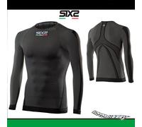 MAGLIA GIROCOLLO INTIMA MANICHE LUNGHE SIXS SIX2 TS2 DARK CARBON UNDERWEAR