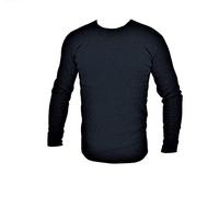 MAGLIA GIROCOLLO UOMO MANICA LUNGA BASIC "ENRICO COVERI" IN COTONE BIELASTICO - Disponibile nei colori Bianco, Blu, Nero e Grigio Melange