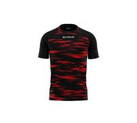 GIVOVA Shirt Pixel Nero/Rosso Tg. 2XL