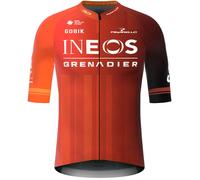 Maglia Team Ineos Granadiers 2024 Reactive a manica corta arancione rosso. - XL