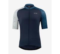 Maglia Gore Wear C5 manica corta blu scuro bianco - XXL