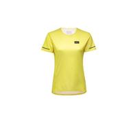 Maglia gore wear context daily a manica corta da donna giallo fluo