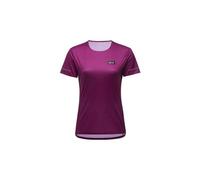 Maglia gore wear context daily a manica corta da donna viola